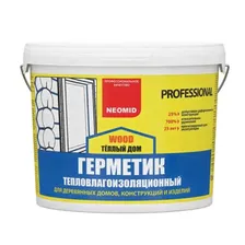 Неомид Теплый Дом Wood Professional Plus герметик тепловлагоизоляционный строительный