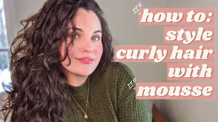 The Easiest Way To Use Mousse on Curly or Wavy Hair