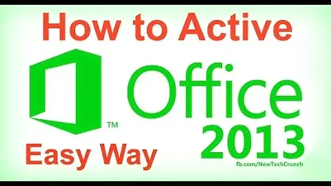 How to Activate Microsoft Office Professional Plus 2013