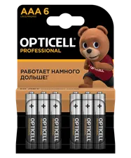 Элемент питания OPTICELL PROFESSIONAL LR03 BL6 (6/72) (5052004)