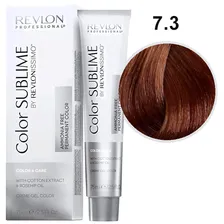Перманентная краска 7.3 Блондин золотистый Revlon Professional Revlonissimo Color Sublime, 75 мл
