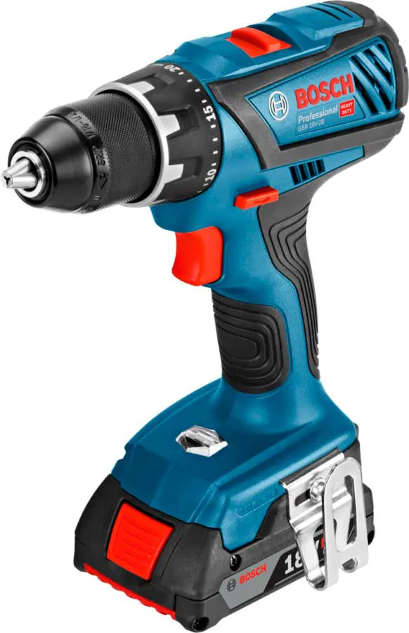 Аккумуляторная ударная дрель-шуруповёрт Bosch GSB 18-2-LI Plus Professional