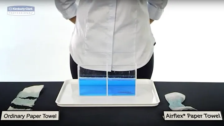 Kimberly-Clark Professional Airflex* Paper Towel Strength Demo