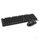 Комплект ExeGate Professional Standard Combo MK110-OEM (клавиатура влагозащищенная 104кл. + мышь оптическая 1000dpi, 3 кнопки и кол (Код:УТ000047187)