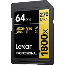 Lexar Professional 1800x UHS-II SDXC карта памяти