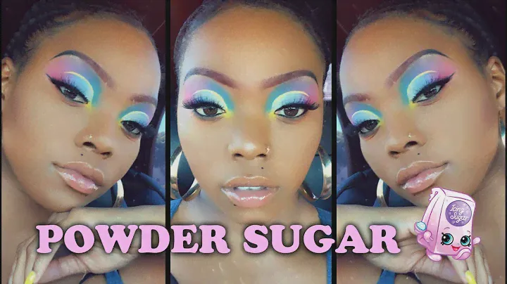 Cotton Candy Pink Makeup Look | Nyx Vivid Brights Eyeliners