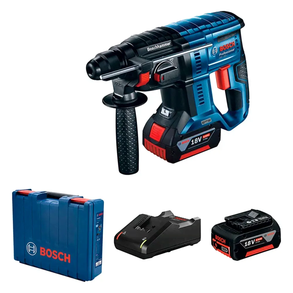 Bosch GBH 180-LI Professional аккумуляторный перфоратор SDS-plus (2 x 4 Ач, ЗУ), 0611911121-0