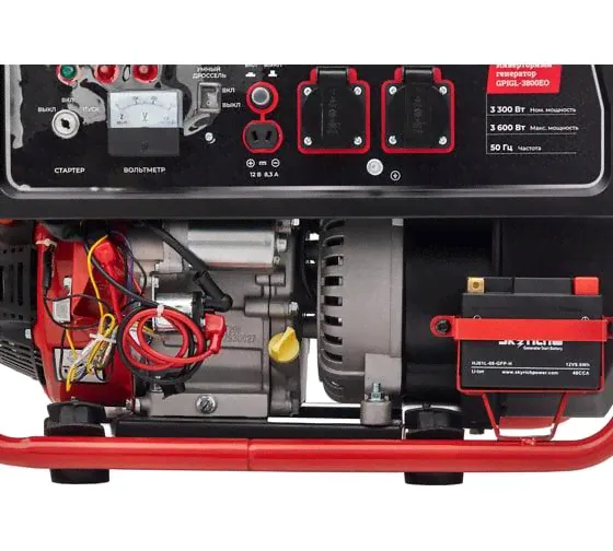 Инверторный генератор (3,6 кВт; эл.стартер) Gigant Professional GPIGL-3800EO