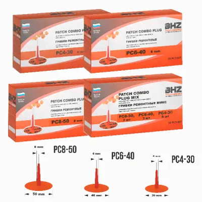 Грибок для шин D 40 / 6 мм PC6-40 (уп.10шт) BHZ Professional-0