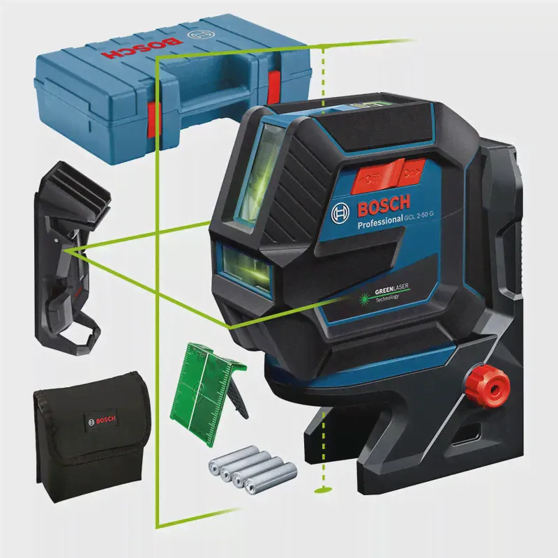 Bosch GCL 2-50 G Professional уровень лазерный в кейсе, 0601066M02-0