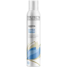 Шампунь Прелесть Professional Extra Fresh сухой для волос, 200мл