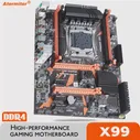 Atermiter X99 LGA2011-V3 Professional 4-канальный модуль материнской платы для настольного компьютера DDR4 LGA2011-3 PCI-E NVME M.2 поддержка SSD (art.: 3920c12111853)
