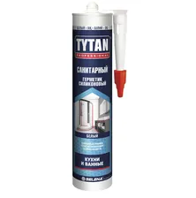 TYTAN PROFESSIONAL герметик силиконовый санитарный, бесцветный (85мл)