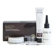 Краска для бровей и ресниц классический коричневый Enigma Estel Professional 20 мл