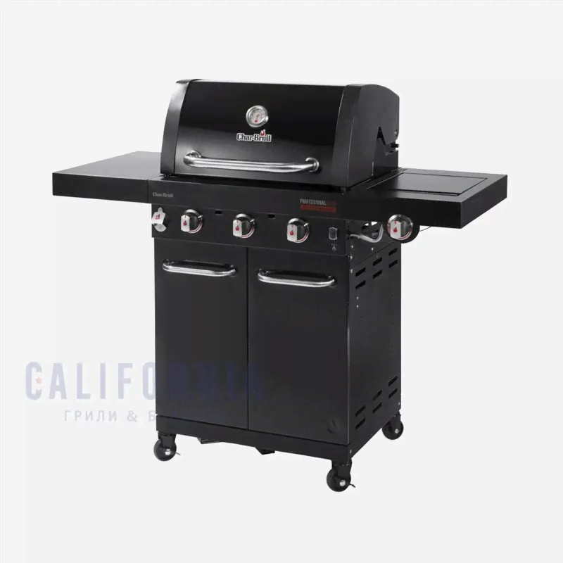 Газовый гриль Char-Broil Professional CORE 3B черный (с конфоркой)-0