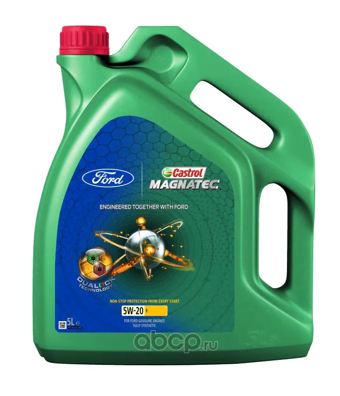 15800D Castrol Масло моторное 5W20 Castrol Magnatec Professional E 5L-0