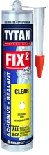 Клей-герметик Tytan Professional Fix2 Clear, прозрачный, 290 мл