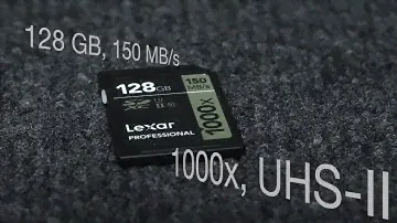 Lexar Professional  SDXC 128 GB 150 MB/s 1000x UHS-II