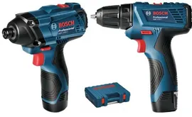 Набор Bosch: аккумуляторная дрель-шуруповерт GSR 120-LI Professional + импульсный гайковерт GDR 120-LI Professional 0.601.9F0.002