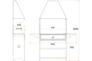 Мангал GRATAR Professional Optima ZONT POZ 3000