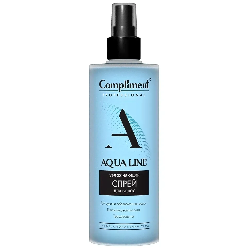 Увлажняющий спрей для волос Compliment Professional Aqua Line, 250 мл-0