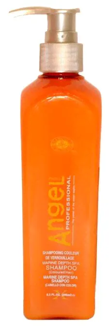 Angel Professional шампунь Marine Depth Spa для окрашенных волос 250 мл с дозатором-0