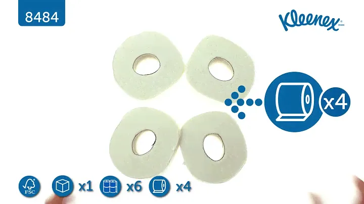 Kimberly-Clark 8484 Туалетная бумага в стандартных рулонах KLEENEX® Premium