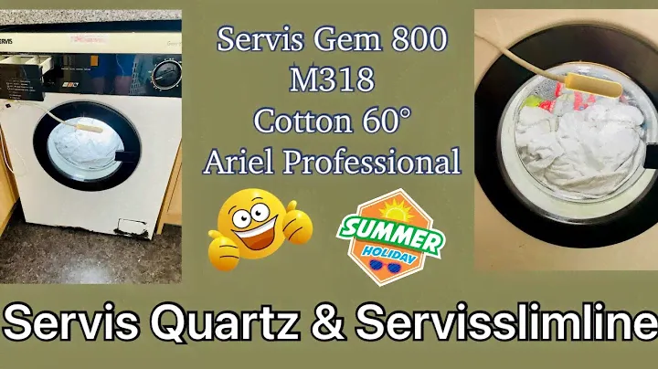 Servis Gem 800 M318, Cotton 60°c Using Ariel Professional @servisquartz6676
