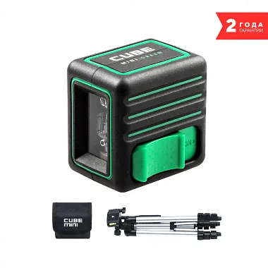 Уровень лазерный ADA CUBE MINI GREEN Professional Edition А00529