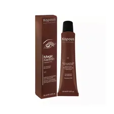 Краска для бровей и ресниц Kapous Professional Magic Keratin, коричневый, 30 мл