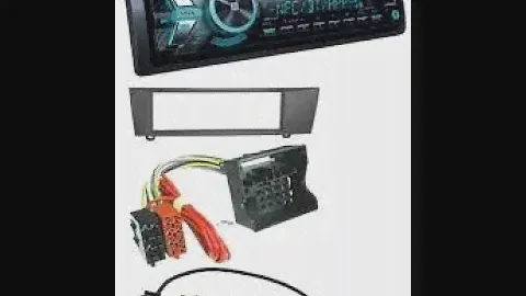 BMW 1 series aftermarket radio fitting
