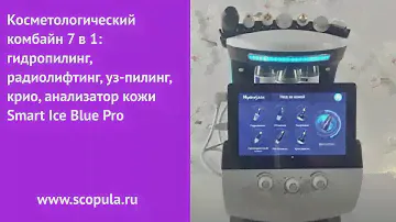 Косметологический комбайн 7 в 1 Smart Ice Blue Pro | Scopula.ru