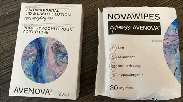 Avenova Eyelid and Lash Cleanser Spray with NovaWipes, Contains Pure Hypochlorous review